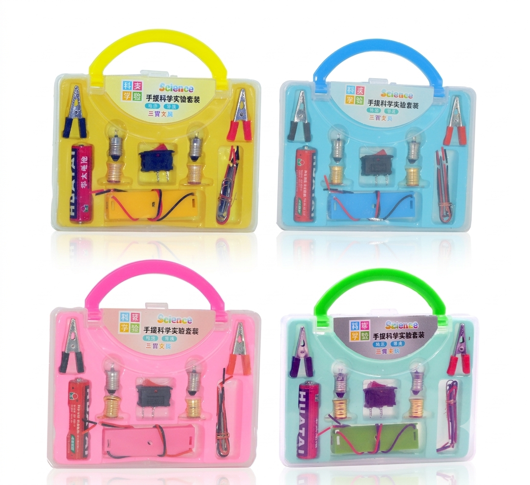 Kids Electric Circuit Kit Box Assorted 4 STEM Learning Set