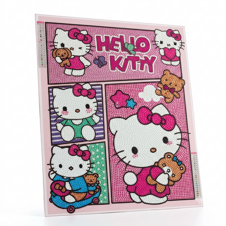 Hello Kitty Diamond Painting Set 30x40cm DIY Sanrio Crystal Art Kit