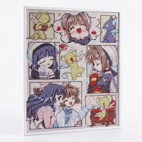 Cardcaptor Sakura Diamond Painting Set 30x40cm DIY Anime Crystal Art Kit