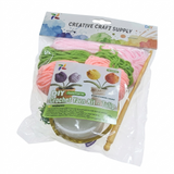 DIY Crochet Yarn Kit Tulip Set with yarn, crochet hook, and video tutorials for beginners