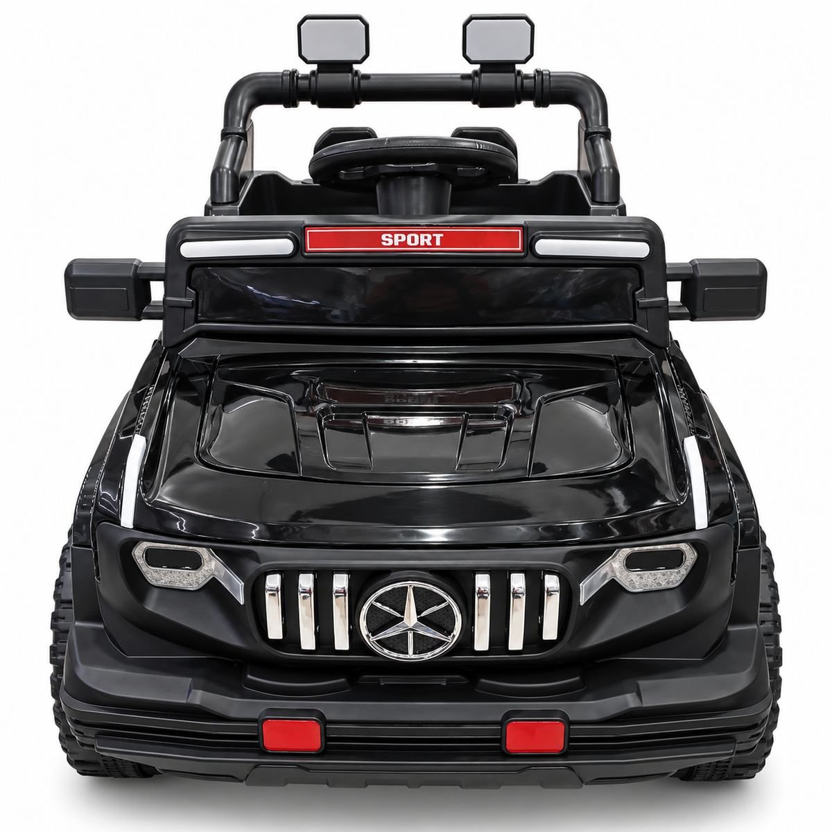 Children Electric Ride-On SUV Car with Dual Motors and Remote Steering Wheel
