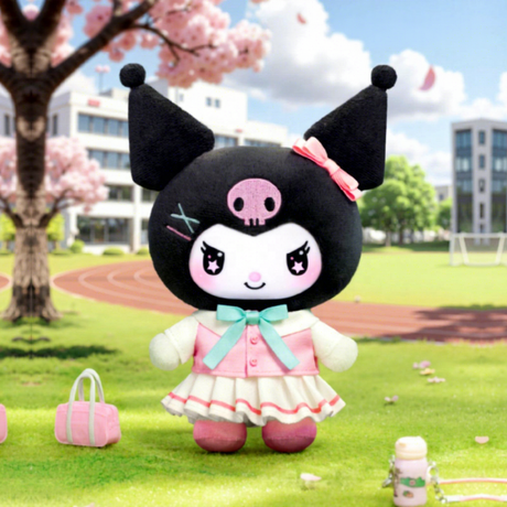 Kuromi School Life Series Plush Pendant Blind Box – Sanrio Collectible (1 Random Plush) - product view 2