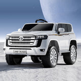 TOYOTA LAND CRUISER 12V Kids Ride-On Electric Car – White