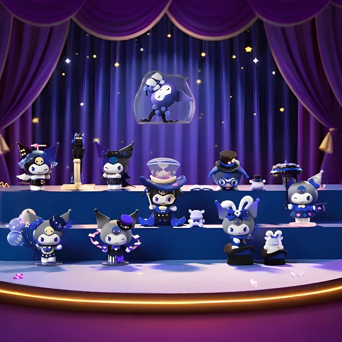 Kuromi Magic Apprentice Series Figures Blind Box – Official Sanrio Collectible (1 Random Figure)