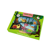 Rainforest Dinosaurs Magnetic Puzzle 46 Pieces – Portable Educational Learning Toy