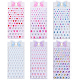 Craft Crystal Sticker Assorted 2 Pack DIY Gem Decorations