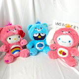 Hello Kitty Loves Cheer Bear 10" Collectible Plush 2-Pack