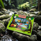 Rainforest Dinosaurs Magnetic Puzzle 46 Pieces – Portable Educational Learning Toy