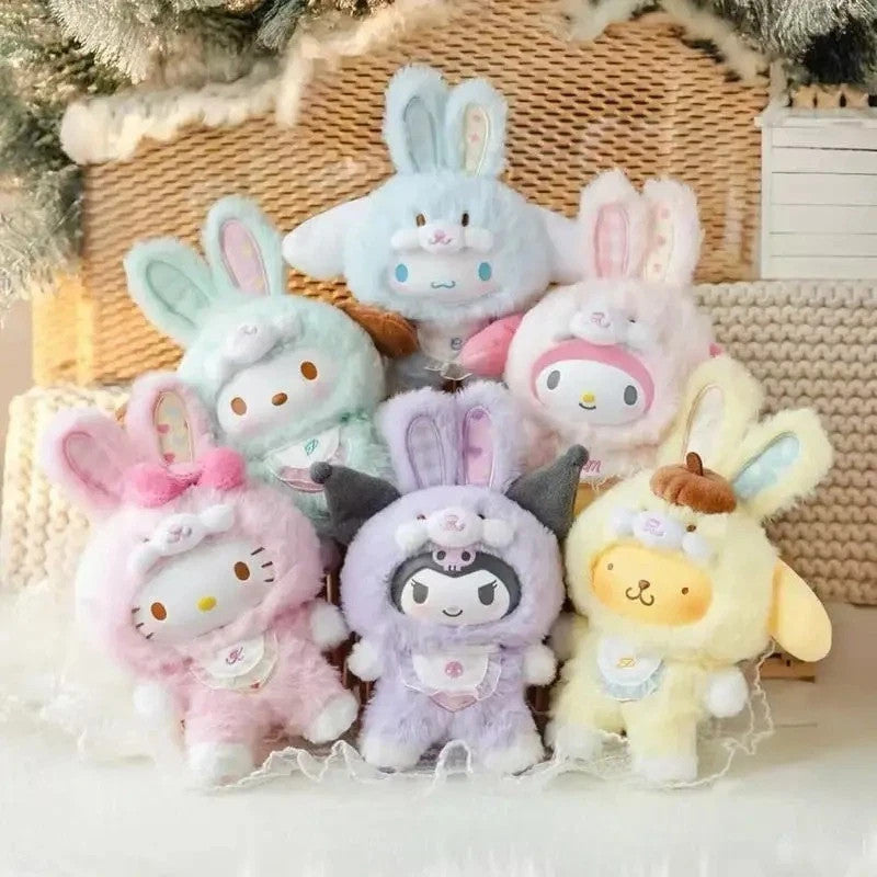 Sanrio Characters Elf Bunny Series Plush Pendant Blind Box – Collectible Plush (1 Random Plush)