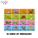 Rainforest Dinosaurs Magnetic Puzzle 46 Pieces – Portable Educational Learning Toy