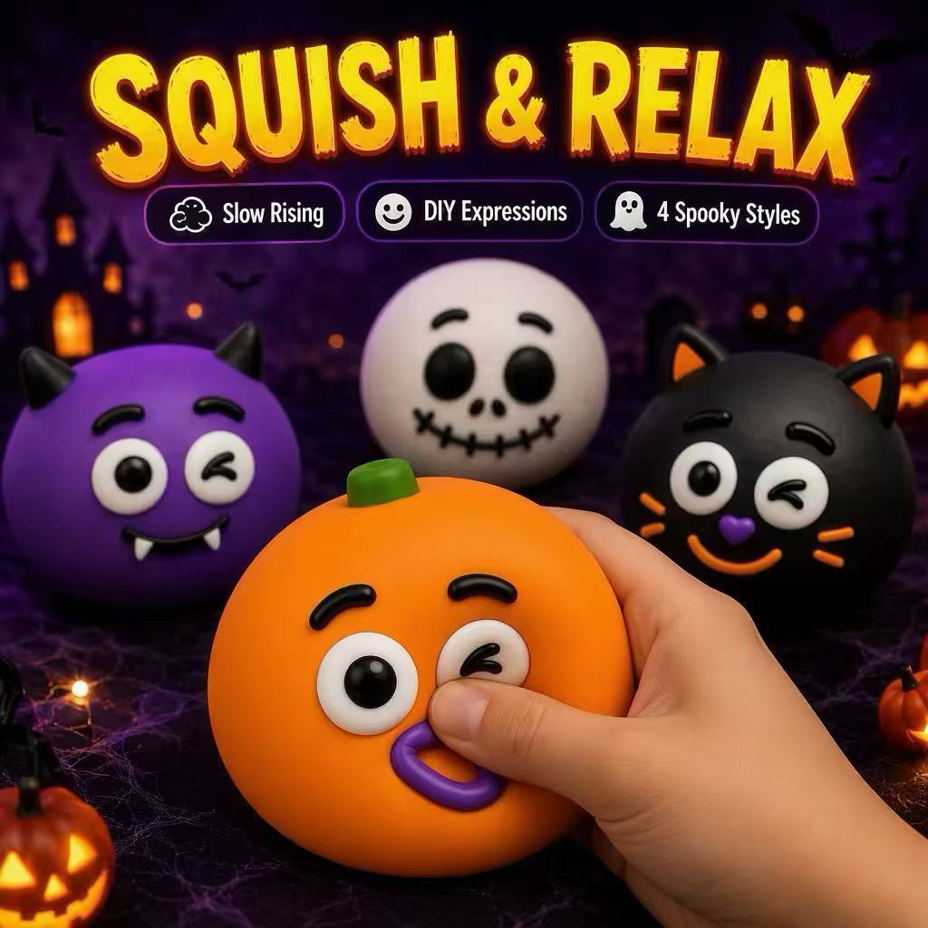 Halloween Face Changing Squishy Toy