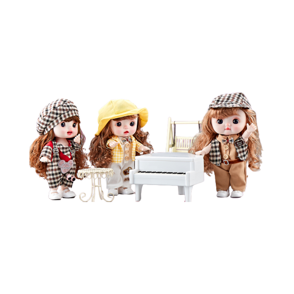 Fashion Cute Girl Baby Doll – 6 Assorted Designs for Kids