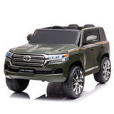 TOYOTA LAND CRUISER 12V Kids Ride-On Electric Car – Green