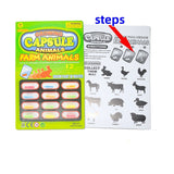 12 Pcs Magic Grow Capsules Water Growing Farm Animal Toys