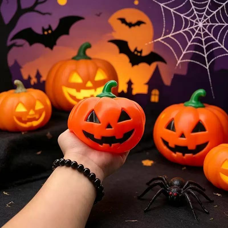 Happy Halloween Pumpkin Squishy Toy – 15CM