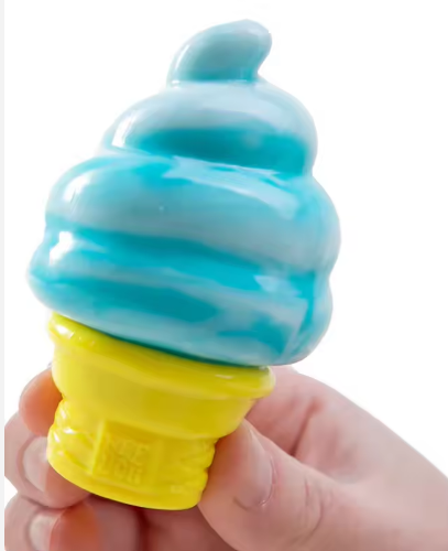 Ice Cream Cone Slow Rising Squishy Toy – Stress Relief Squeeze Sensory Toy