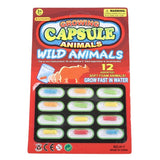 12 Pcs Magic Grow Capsules Water Growing Wild Animals Toys