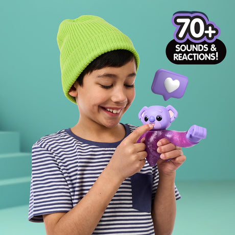 Little Live Pets Hug N' Hang Zoogooz Koala Koomi Interactive Gooey Pet