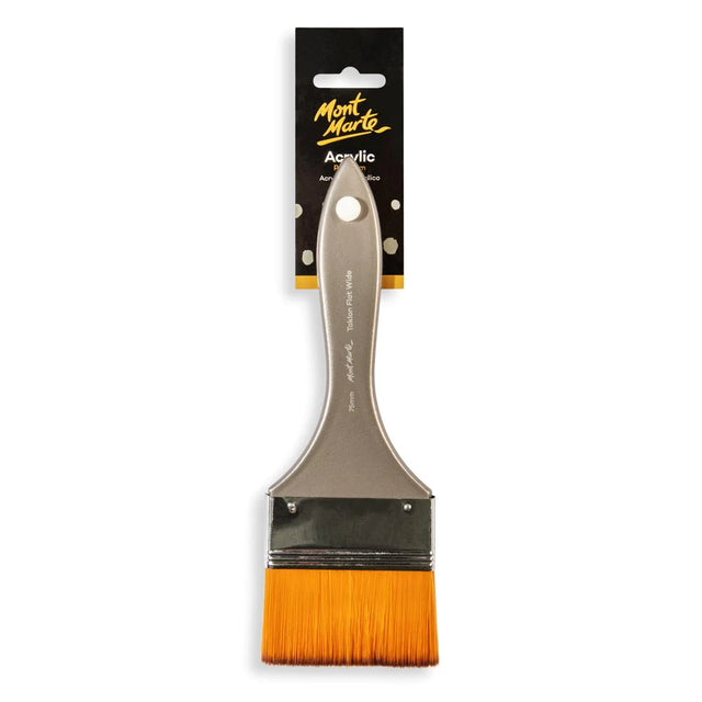 Mont Marte Artist Brush Taklon Flat Wide 75Mm