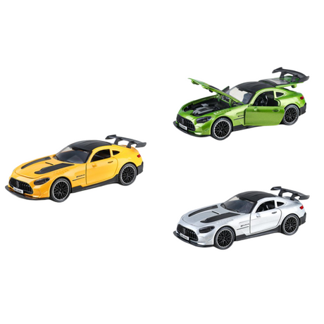 Mercedes-Benz Amg Gt Model 1:36 Scale (3 Assorted Colors, Sold As Single)