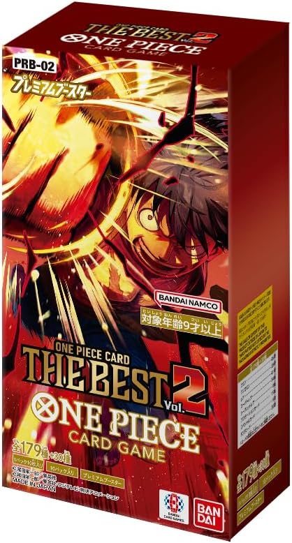 One Piece Card Game The Best Vol. 2 Booster Box (PRB-02) JAPANESE