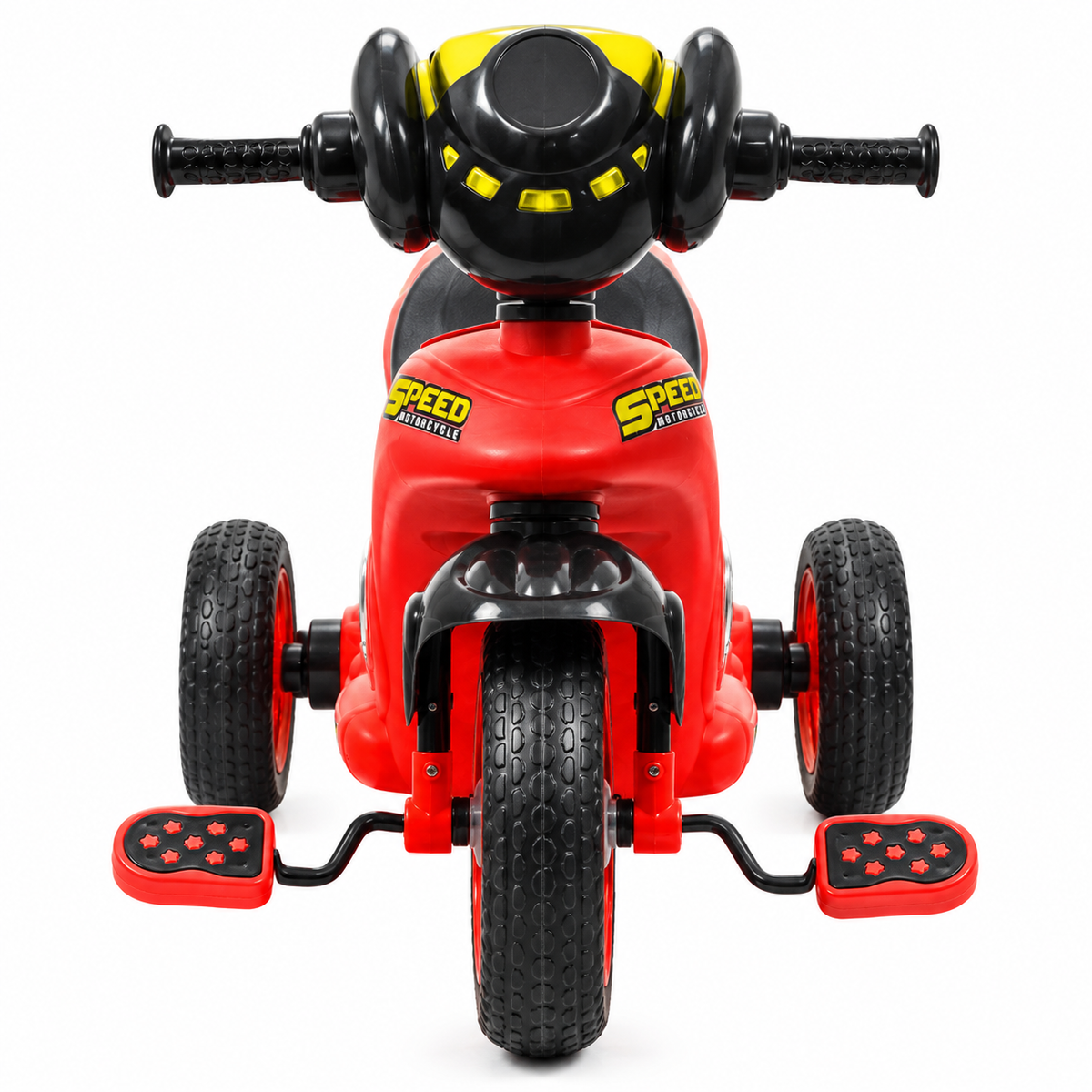 Kids Speed Motorcycle Ride-On Tricycle Available in Red and Blue