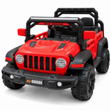 Kids' 12V Battery-Operated Ride-On Jeep Off-Road Electric Toy Car