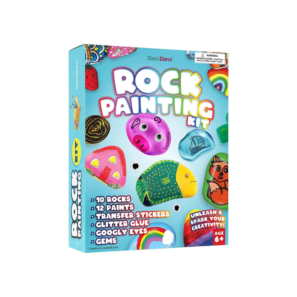 Dan & Darci Rock Painting Kit for Kids