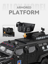 Sabertooth Armored Personnel Carrier Chinese Police Model 1:24 Scale (2 Assorted Colors, Sold As Single)
