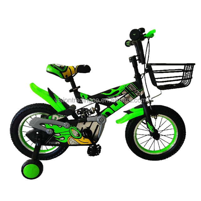 Phillips 12-Inch Kids Bicycle – Green & Black - product image