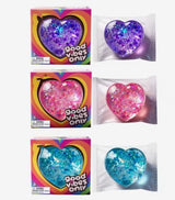 Nee Doh Good Vibes Only Groovy Hearts – Assorted Colors - (Sold As Single)
