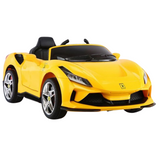 24V Ferrari F8 Style Kids Electric Ride-On Car XXL 2-Seater with Remote Control