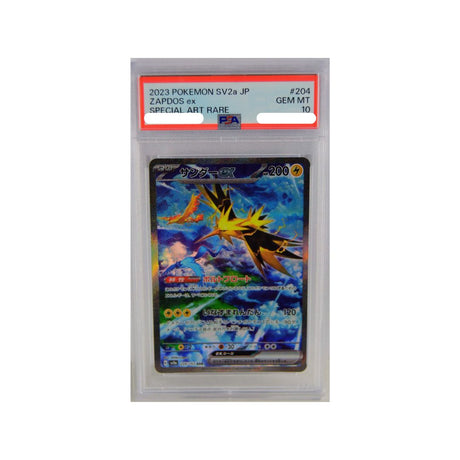 PSA10 Zapdos ex 204/165 SV2a Pokemon 151 (Japanese)