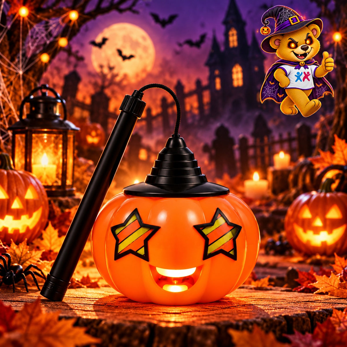 Halloween Pumpkin Decoration with Light