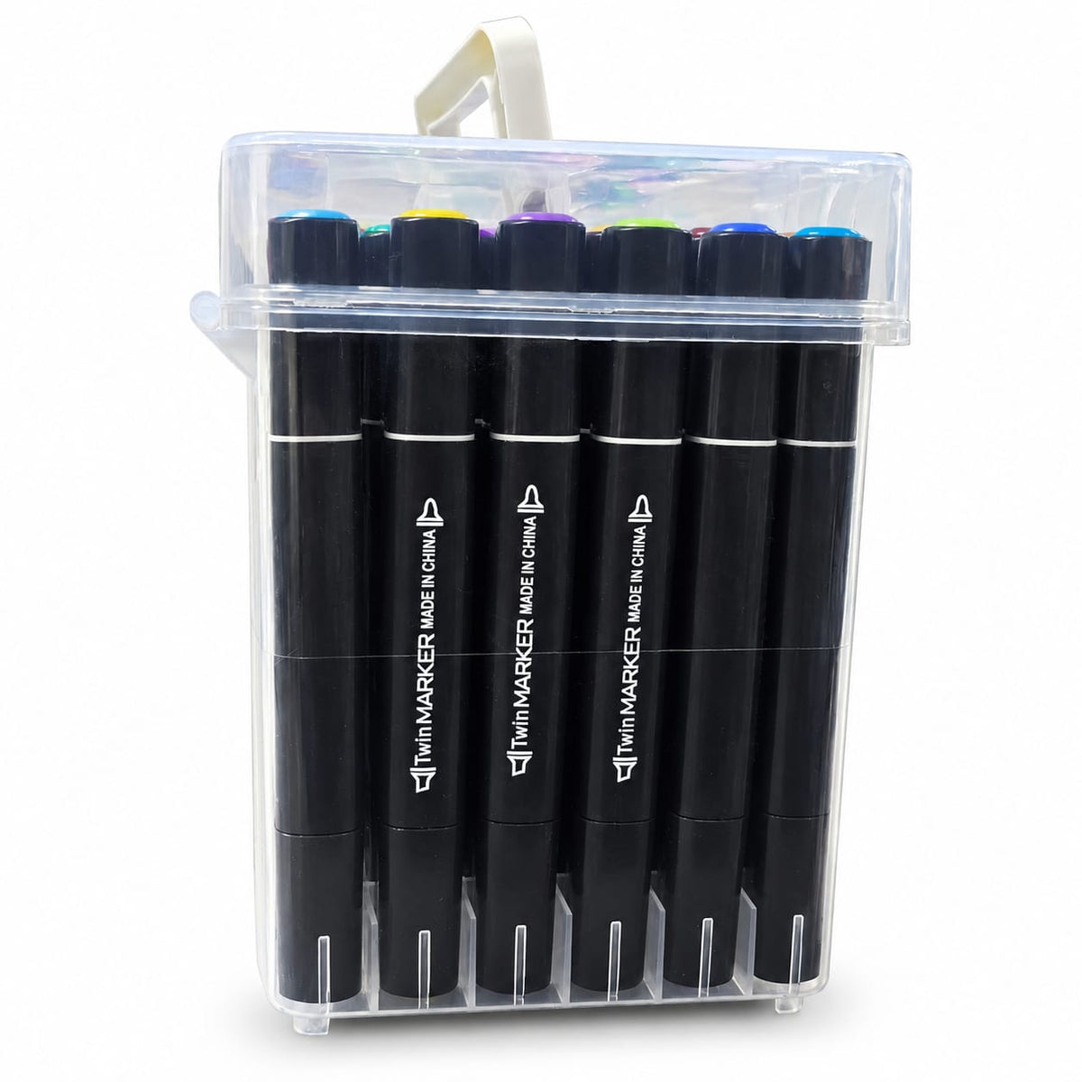 Twin Marker 60 Pcs Set Dual Tip Markers for Adult Coloring and Art