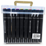 Twin Marker 60 Pcs Set Dual Tip Markers for Adult Coloring and Art