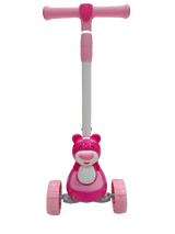 Adjustable Foldable Height Three-Wheel Kids' Scooter – Steel & Plastic Tricycle