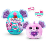 Rainbocorns Axolotlcorn Surprise - Cuddly Axolotl Unicorn Plush Egg with 10 Aquatic-Themed Surprises and Boo-Boocorn - Assorted