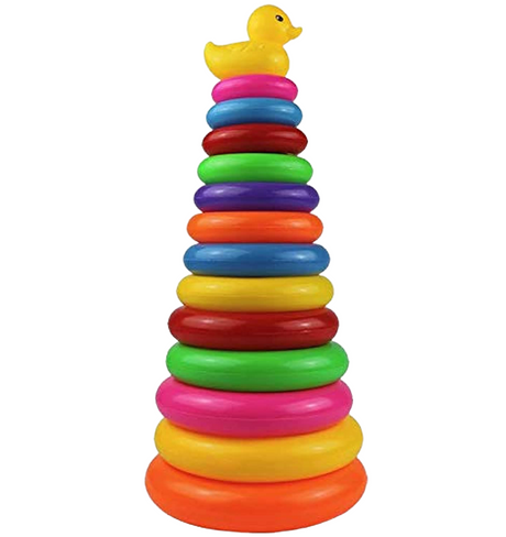 Rainbow Ring Stacking Duck