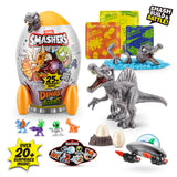 Smashers Dino vs Aliens Rocket Egg - Buildable T-Rex Dino with Slime, Sand, and 20+ Intergalactic Surprises - Assorted