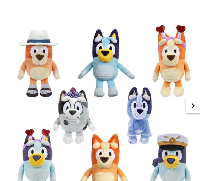 Bluey S12 Plush Toy 2 Pack Assorted (Price Per Piece)