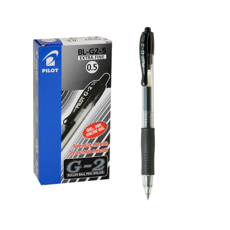 Pilot Roller Clicker Pen Black 0.5