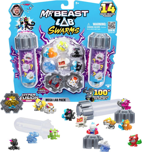 MrBeast Lab Swarms S3 Mega Lab 14PK (Assorted Designs, Sold as Single) 1
