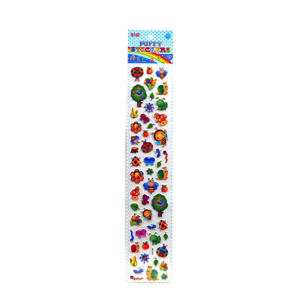 Puffy Stickers Assorted Mk K04