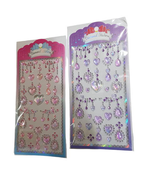 Jewelry Diamond Sticker Assorted Set of 4