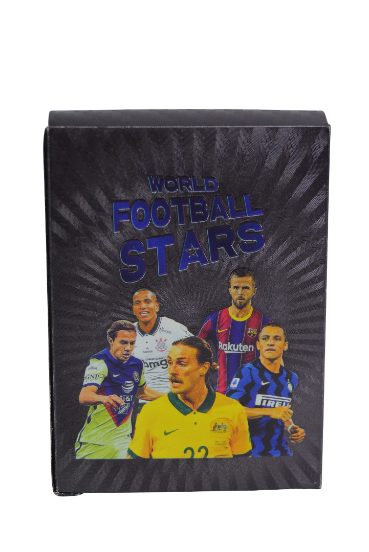 Football Stars Playing Cards – Black