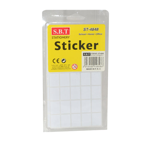 Sticker Label White Small