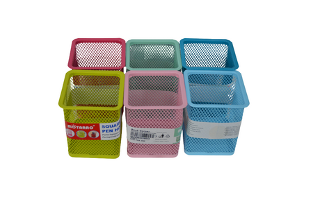 Motarro Square Pen Holder – Assorted 3-Pack