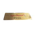 Pull   Door Sticker