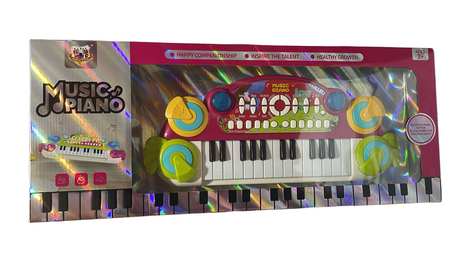 Wooden Children's Piano Toy Keys with Songs & Learning Modes